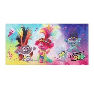 Trolls World Tour Kids Dreamworks Soft Cotton Beach/Bath/Pool Towel, 28"x58" 🎸